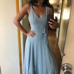 Blue maxi formal dress